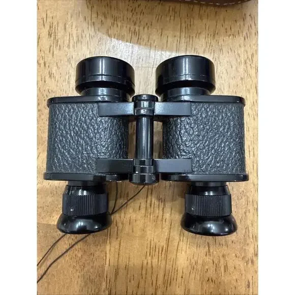 VTG Okaya Optical VISTA 6x15 Binoculars Field Spy Opera Glasses W/ Leather Case - Picture 2 of 10